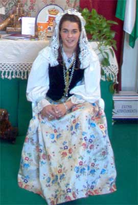 Traje Regional de Santa B�rbara de casa - Andevalo - Huelva