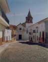 Templo parroquial; Nuestra Se&ntilde;ora de la Piedad. Con puerta neocl&aacute;sica y una torre barroca. Santa B&aacute;rbara de casa, And&eacute;valo, Huelva