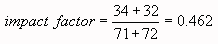 Example of an impact factor