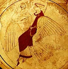 Aphrodite Riding A Goose