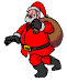 Tiptoeing Santa