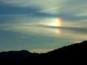 Rainbow in Clouds By Mt. Umunhum Seen From the Mine Trail