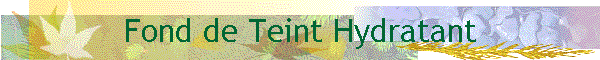 Fond de Teint Hydratant