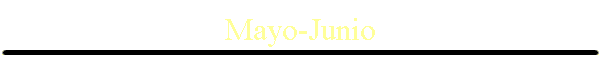 Mayo-Junio