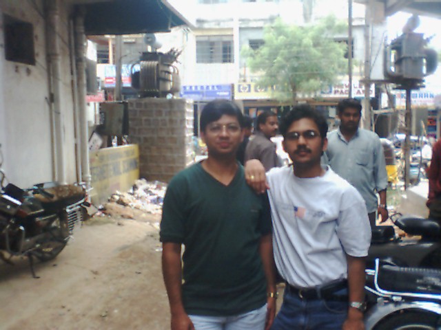 Sumit and Me @ Raj Dhaba [A Dhaba/Hotel in Hyderabad]