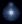 blinking blue star