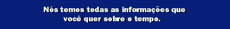O tempo a temperatura do Mundo.