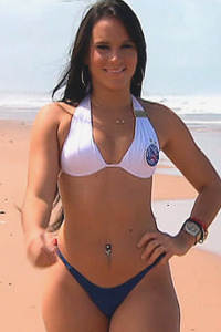 Sao Paulo brazilian girl  bikini beach