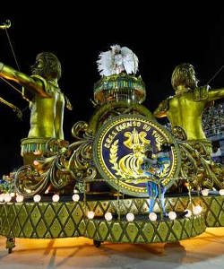 Carnival float Carro-Brazilian carnival  - samba parade Rio