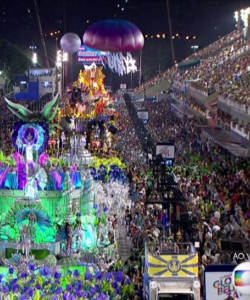Sambadrome stadium Rio -Brazilian carnival  - photo samba parade