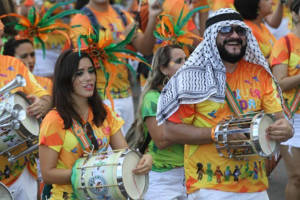 Sao Paolo carnival bloco band
