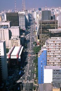 Sao Paolo view: Av Paulista photo