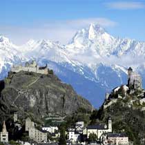 The castles Valere, right, and Tourbillon, left, and the mountain Bietschhor, in rear are seen after the first snowfall in the Swiss Alps. A cold weather front was responsible for the first snowfall in the Swiss Alps.Photograph by : AP Photo/Keystone/Olivier Maire 
Sam Cage, Associated Press Published: Tuesday, May 2, 2006 Article tools
 Printer friendly-ON THE ALETSCH GLACIER, Switzerland -- It's cold in the snow up at 1,981 metres, even with sunshine pouring down from almost cloudless skies. 

Skiers schuss their way down for well-earned lunches and there's a smile on almost every face in this wintery wonderland. 

Yet looking over the colossal sweep of the Aletsch glacier, a remnant of the last Ice Age snaking down through a deep valley below the peaks of the Bernese Oberland, the picture appears far different and warmer. 

The river of ice has retreated 3.4 kilometres since peaking at a length of 22.5 kilometres in 1860, estimates Hanspeter Holzhauser, a geographer at the University of Zurich who studies the Aletsch glacier region. Not quite half of the shrinkage has happened just since 1950. 

A bare expanse of jumbled rocks and boulders stretches where the tongue of ice mass used to be. And the glacier will shrink more even if temperatures should stay at current levels because the warming of the last few decades has yet to take full effect, Holzhauser said. 

The Aletsch was once seen as a threat, adding ice and threatening to encroach on inhabited areas. A large wooden cross testifies to villagers who gave thanks their homes were spared. These days, the glacier's melting ice is more of a threat, as it adds to valley floods. 

