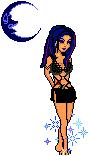 isn't she pretty? I made her myself...something a little LESS goth than everything else around here...