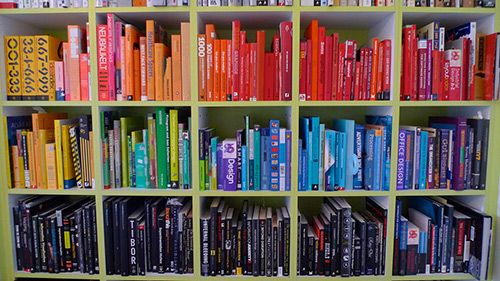 colored
                books
