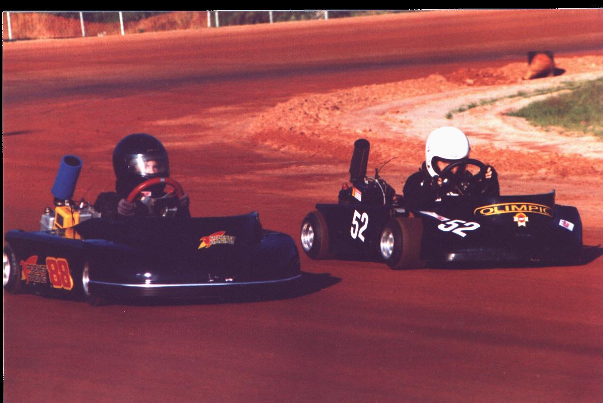 ME - The black #88 kart, early 2000 at Palmetto Speed Park