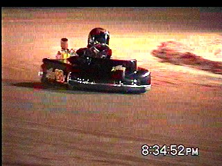 Sarah - thats me - in my first race, late 1999 at Horseshoe Kartway