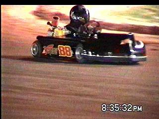 Me in my first race, Horseshoe Kartway, late 1999