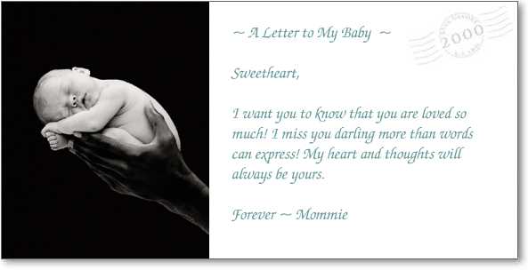 Letter To My Baby