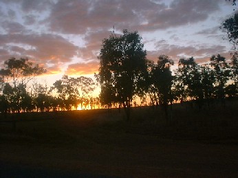 outback sunset