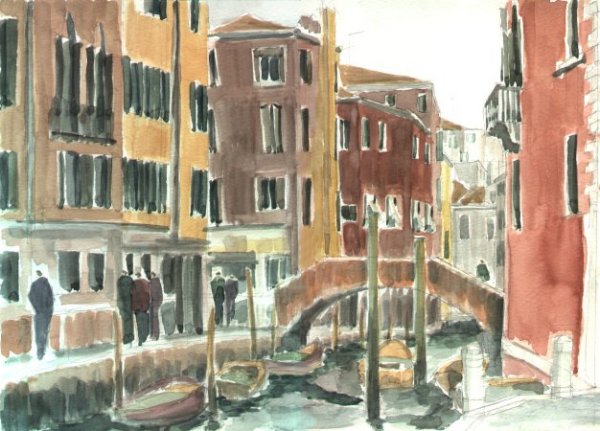 Platz in Venedig
