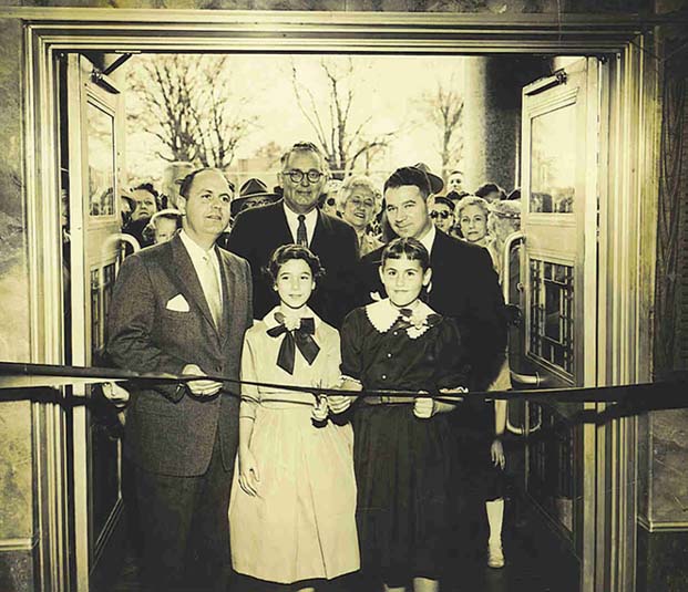 Opening of the 1957 Camellia Show in Shreveport, Louisiana.
