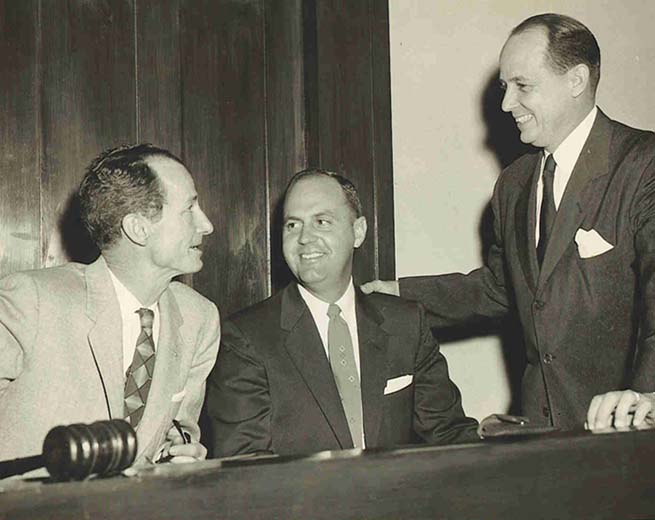 Mayor James Creswell Gardner's Inaguration Day in November, 1954