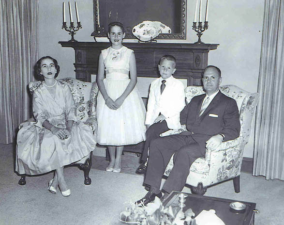 James C. Gardner with his Family