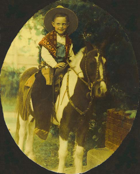 Jim Gardner at the age of 7-8 years of age