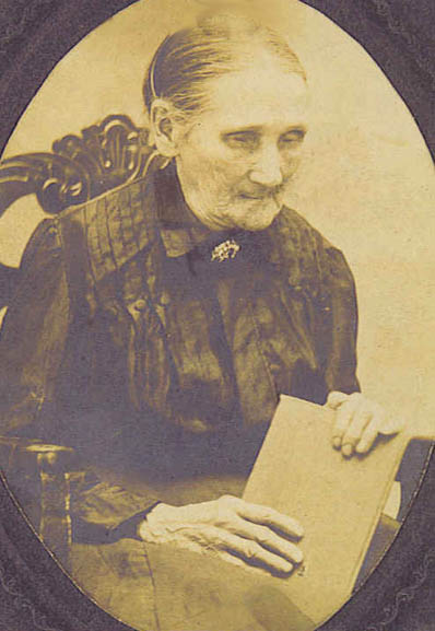 Lucinda Singleton Mutchler, Sarah's great great grandmother.