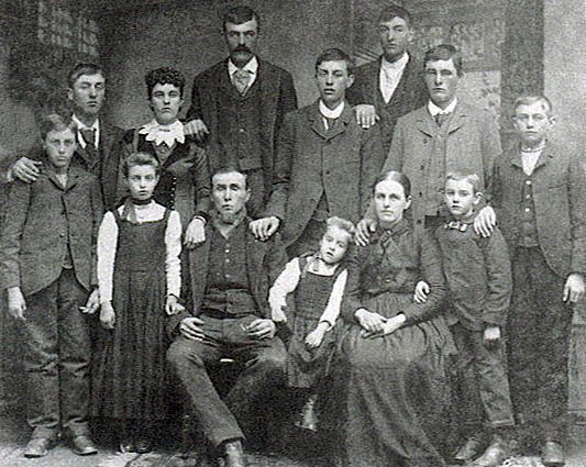 Great Uncle John Laten Morris and Family