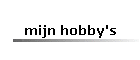 mijn hobby's