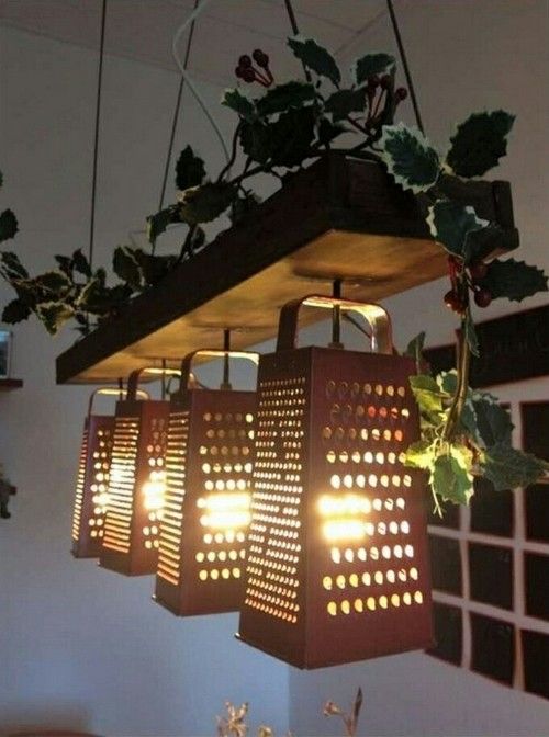 Cheese grater lighting