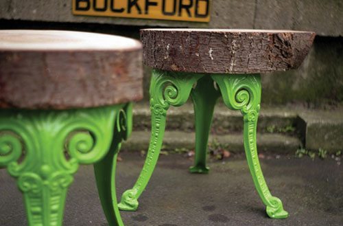 wooden stool