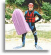 Equipamiento deportivo del hydrospeed