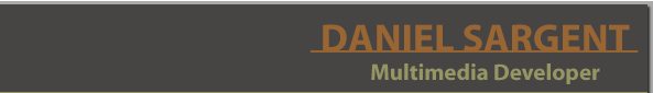 Banner - Daniel Sargent Multimedia Developer