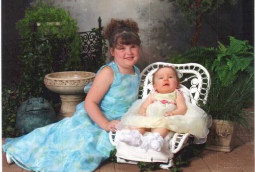 Aren't we pretty in our Easter dresses?