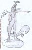 Picture I did for a friend of a friend. Fidei says: "Out. NOW."
