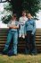 Old photo! Me, Fee and Loz standing by a jump (yes, a JUMP) at Burghley Horse Trials. Aw ... look at how iccle and cute Fee is. Like a pixie. XD