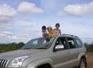 Girls on safari