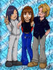 Me with Ken and Yamato from Digimon by Pinial
