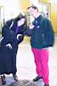 Me and Sam being Jay and Silent Bob (Mike's huge black coat helped with this a lot ^^)