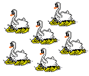 6 Geese-a-Laying