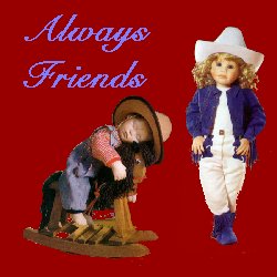 Cowboy and cowgirl friends