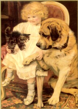 Child and Dog