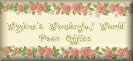 Wylene's Wonderful World Post Office Logo