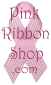 Breast Cancer Awareness Pink Ribbon Shop Logo
