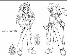 Domon Kasshu 

and Chibodee Crockett from G-Gundam. Kawaii!