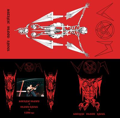 Gatefold cover of 'Satanic Blood Angel'