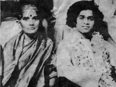Swami with Easwaramma